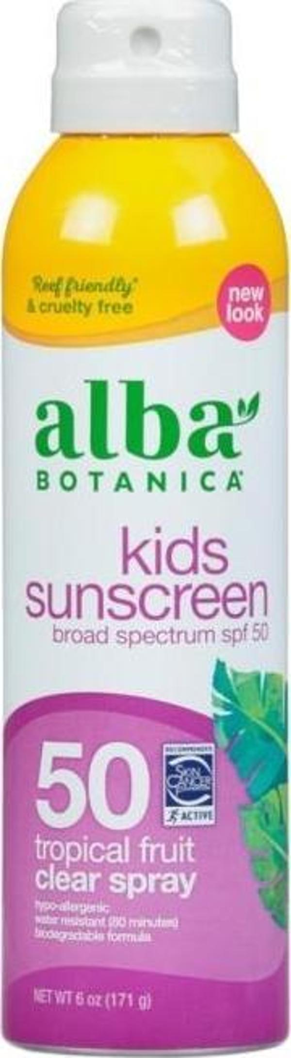 Alba Botanica Çocuklar Sürekli SPF50 Sprey Güneş Kremi 148 Gm - Image 1