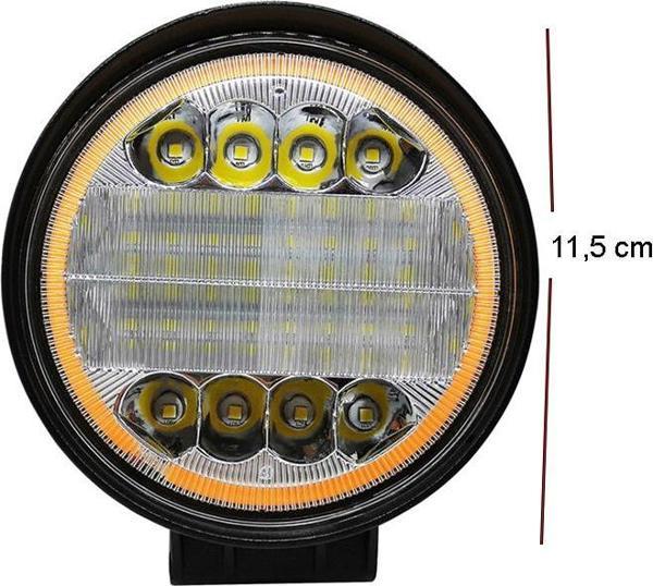 Space Sis lambası yuvarlak kırmızı angelli 12-24v adet/ LASS311 - Image 1