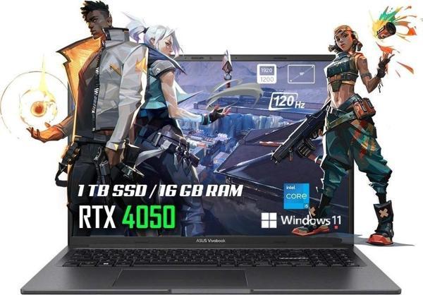 Asus Vivobook 16X K3605VU-N1066W i5-13500H 16 GB 1 TB SSD RTX4050 16" WUXGA Notebook - Image 1