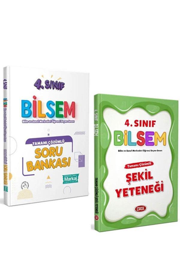 Markaj Yayınları Data 4.Sınıf Bilsem Soru Ve Şekil Yeteneği Seti - Markaj Yayınları - Image 1