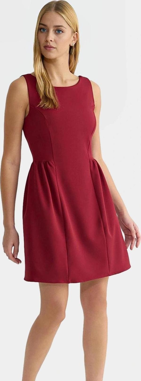 Yazlık A Line Mini Elbise Dokuma Kumaş Kolsuz Finike Mükemmel Uyum Premium Kalite - Image 1