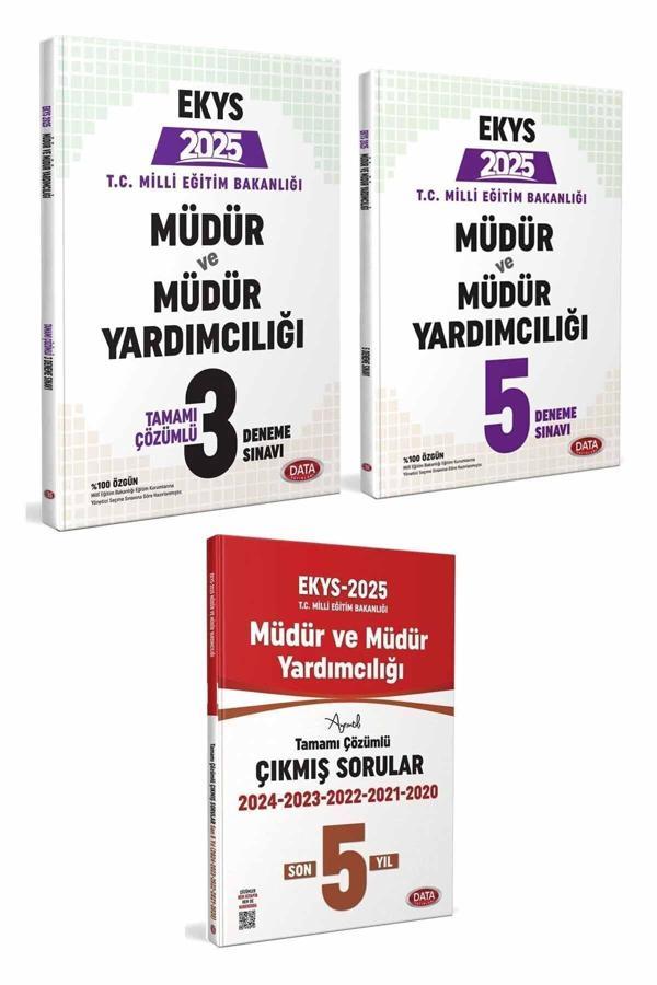 Data Yayınları 2024 Meb Ekys Müdür Ve Müdür Yardımcılığı Çıkmış Sorular Ve Deneme Sınavı Seti Data - Data Yayınları - Image 1