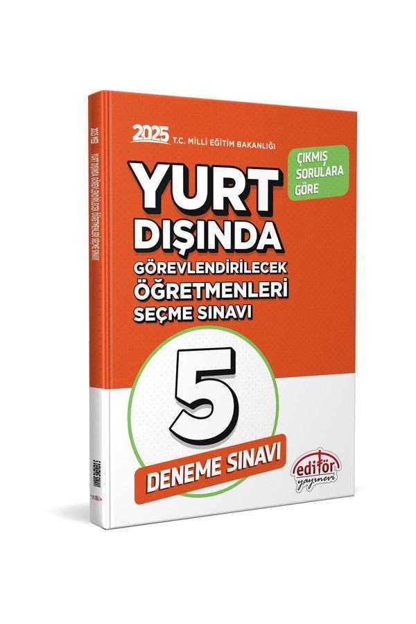 Editör Yayınevi Editör 2025 Meb Yurt Dışında Görevlendirilecek Öğretmenleri Seçme Sınavı 5 Deneme Editör Yayınları - Editör Yayınevi - Image 1