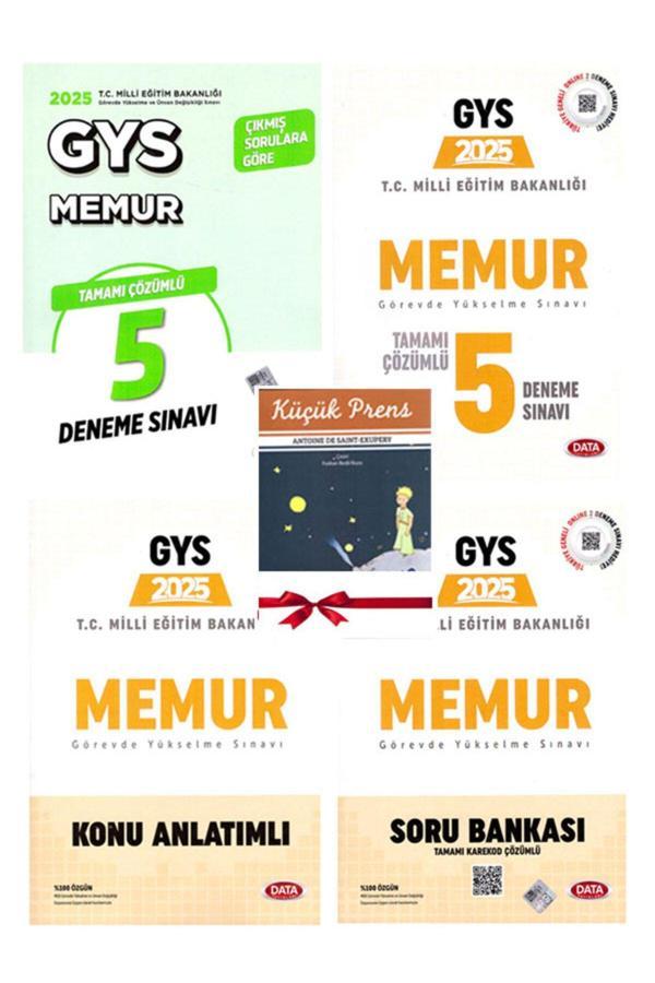 Data Yayınları 2025 Gys Meb Memur Görevde Yükselme Sınavı Konu Anlatımlı Soru Bankası Ve Deneme Sınavı Seti - Data Yayınları - Image 1