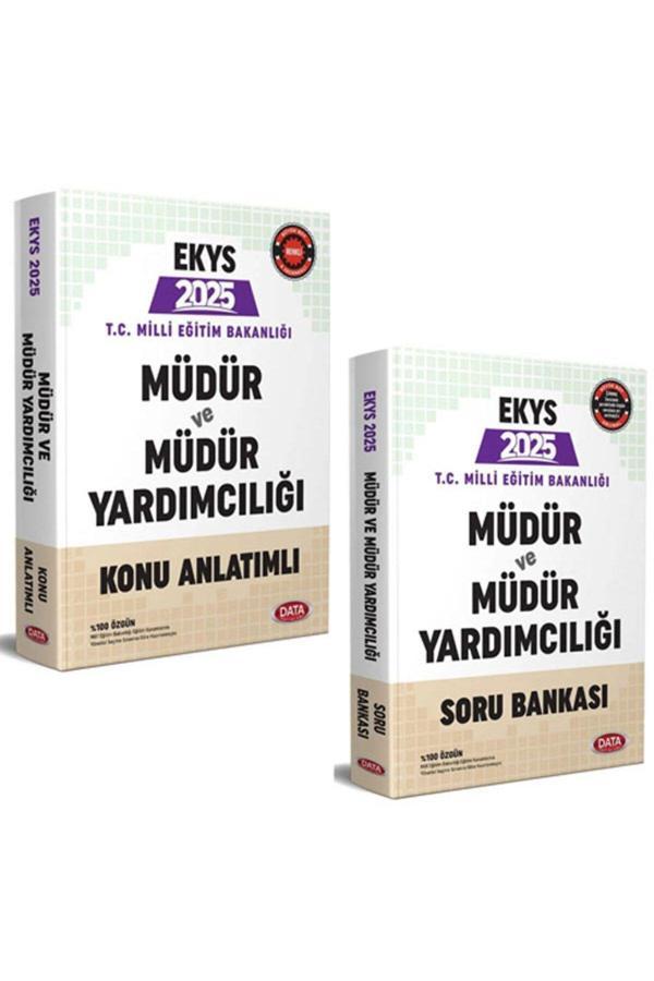 Data Yayınları 2025 Meb Ekys Müdür Ve Müdür Yardımcılığı Soru Bankası Ve Konu Anlatımlı Set - Data Yayınları - Image 1
