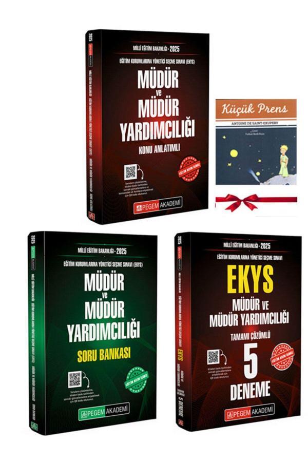 Pegem Akademi Yayıncılık 2025 Pegem Meb Ekys Müdür Ve Müdür Yardımcılığı Konu Soru Ve Deneme Sınavı Seti - Pegem Akademi Yayıncılık - Image 1