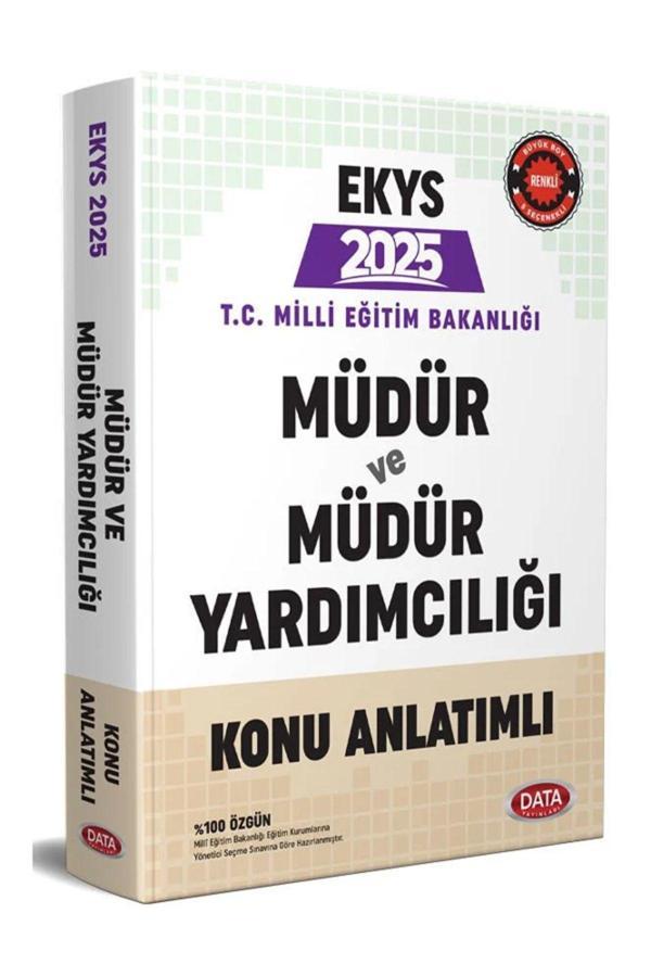 Data Yayınları Milli Eğitim Bakanlığı Ekys Müdür Ve Müdür Yardımcılığı Konu Anlatımlı - Data Yayınları - Image 1