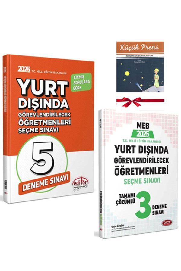 Data Yayınları 2025 Meb Yurt Dışında Görevlendirilecek Öğretmenleri Seçme Sınavı 2 Li Deneme Seti Editör - Data Yayınları - Image 1