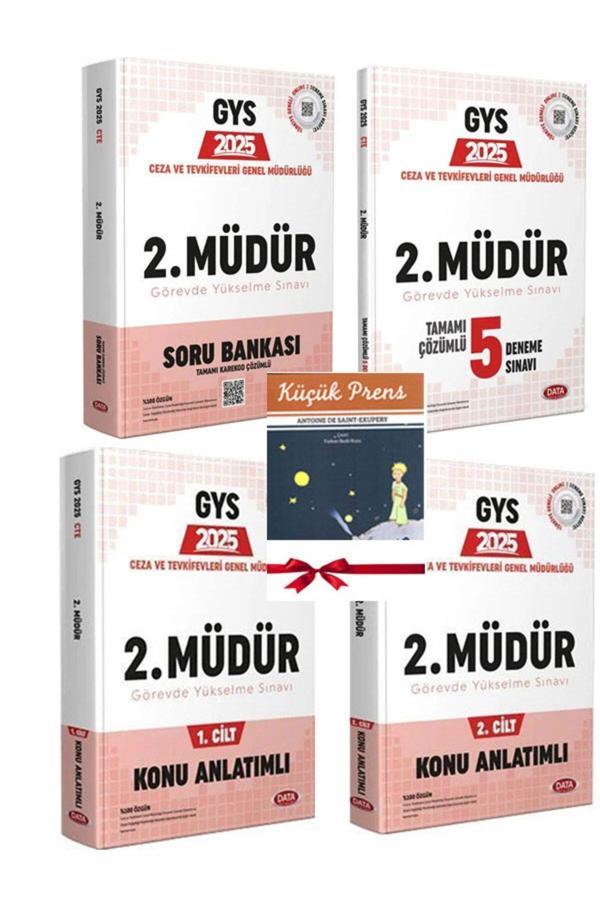Data Yayınları 2025 Gys Cte 2.Müdür Ceza Ve Tevkifevleri Genel Müdürlüğü Görevde Yükselme Sınavı Tam Kapsamlı Set - Data Yayınları - Image 1