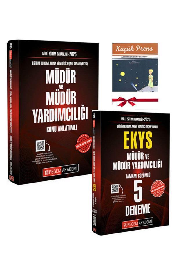 Pegem Akademi Yayıncılık 2025 Pegem Meb Ekys Müdür Ve Müdür Yardımcılığı Konu Anlatımlı Ve Deneme Sınavı Seti - Pegem Akademi Yayıncılık - Image 1