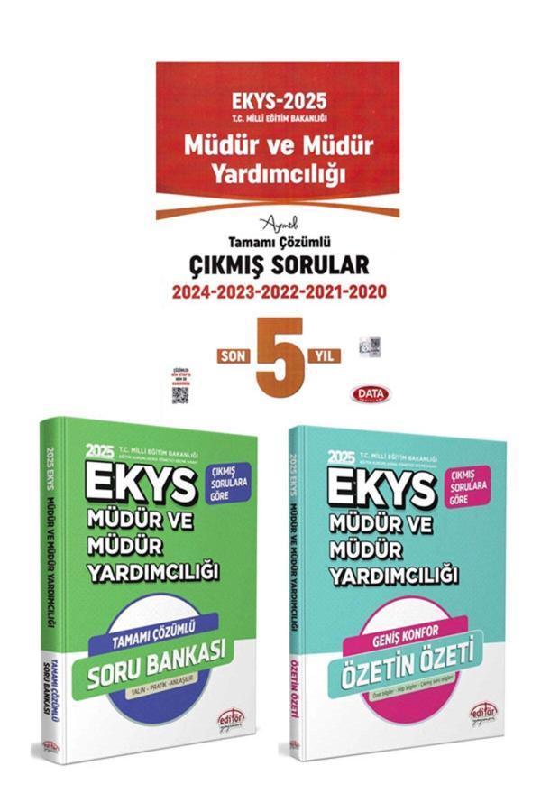 Editör Yayınevi 2025 Meb Ekys Müdür Ve Müdür Yardımcılığı Özetin Özeti Soru Ve Çıkmış Sorular Seti Editör - Editör Yayınevi - Image 1