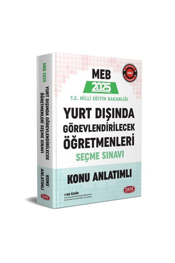Data Yayınları Data 2025 Meb Yurt Dışında Görevlendirilecek Öğretmenleri Seçme Sınavı Konu Anlatımlı Data Yayınlar - Data Yayınları - Image 1