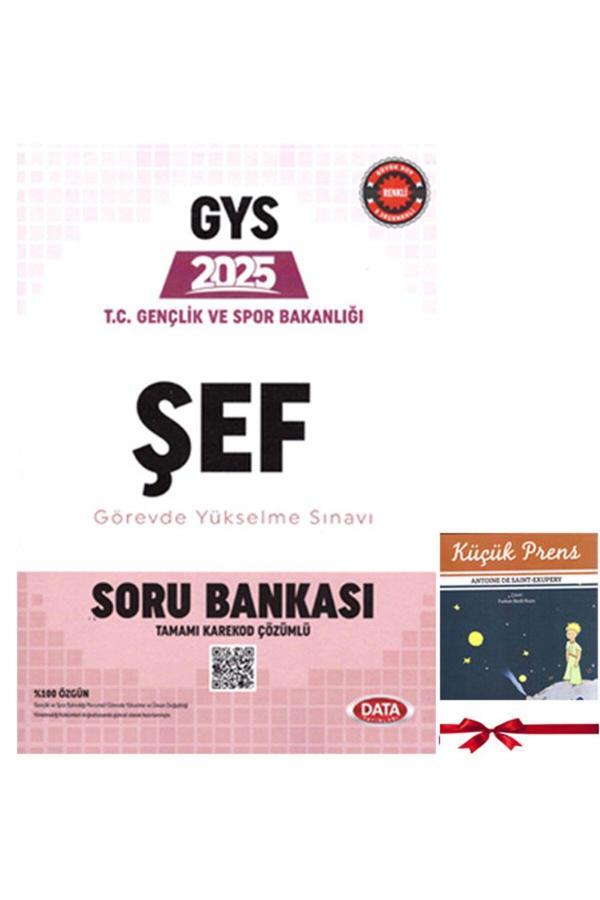 Data Yayınları 2025 Gys Gençlik Ve Spor Bakanlığı Şef Görevde Yükselme Sınavı Soru Kitabı - Data Yayınları - Image 1
