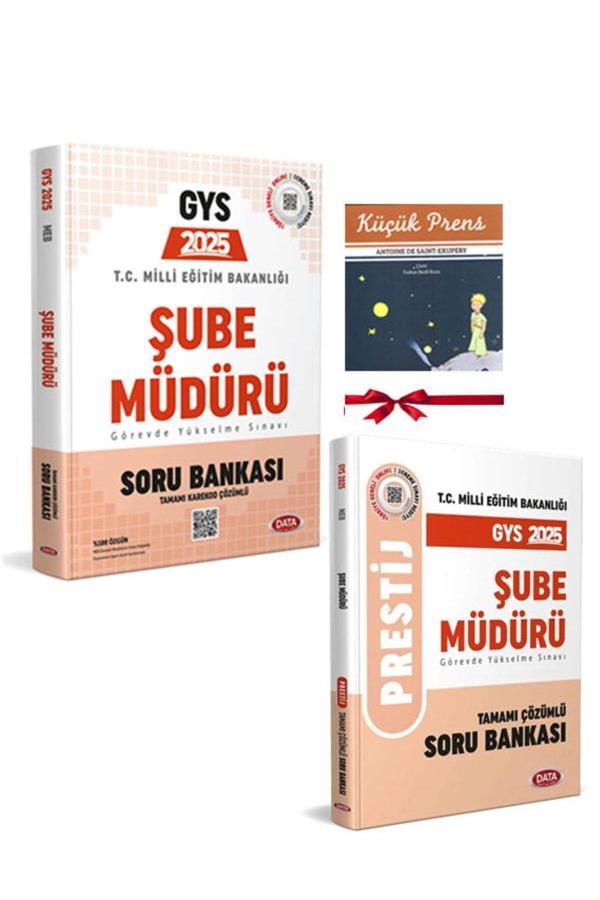Data Yayınları 2025 Gys Meb Şube Müdürü Karekod Çözümlü Soru Ve Prestij Tamamı Çözümlü Soru Bankası Seti - Data Yayınları - Image 1