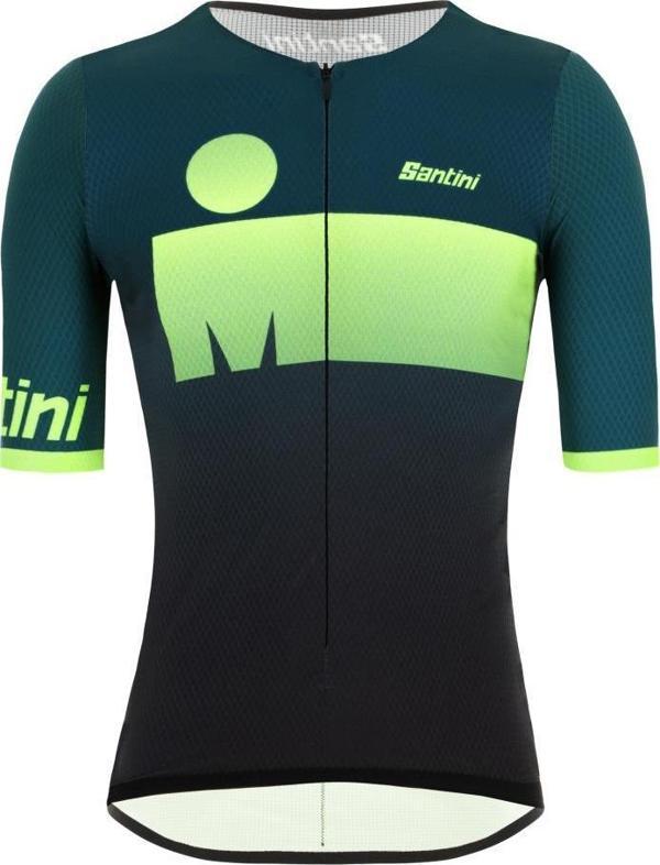 Santini Ironman Audax Triathlon Forması Fluo 9I63SS00AUDAX YEŞİL-M - Image 1