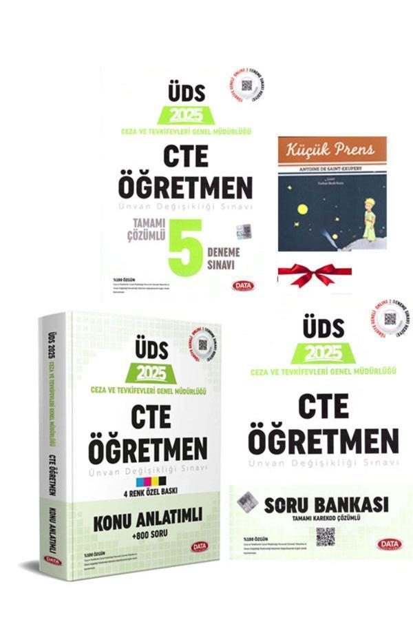 Data Yayınları 2025 Üds Cte Öğretmen Ceza Ve Tevkifevleri Genel Müdürlüğü Ünvan Değişikliği Sınavı Hazırlık Seti - Data Yayınları - Image 1