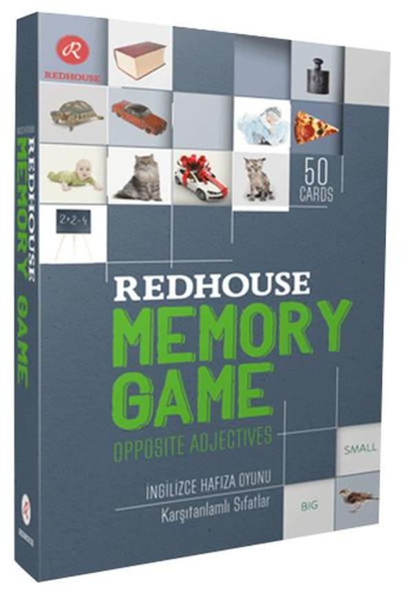 Redhouse Memory Game - Opposite Adjectives - Redhouse Yayınları - Image 1