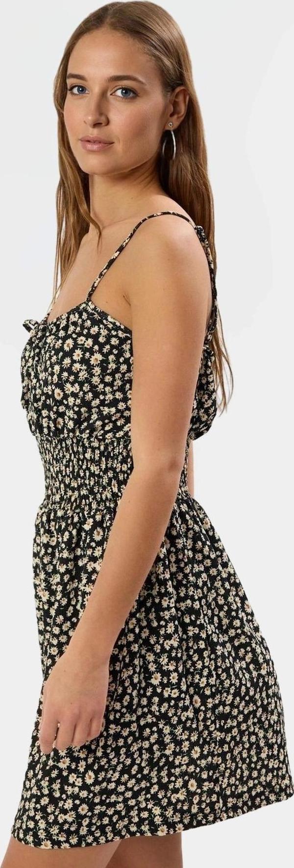 Mini Bodycon Elbise Çiçek Desenli Örme Kumaş Rahat Yazlık Zarifane Tasarım Özenle Seçilmiş - Image 1