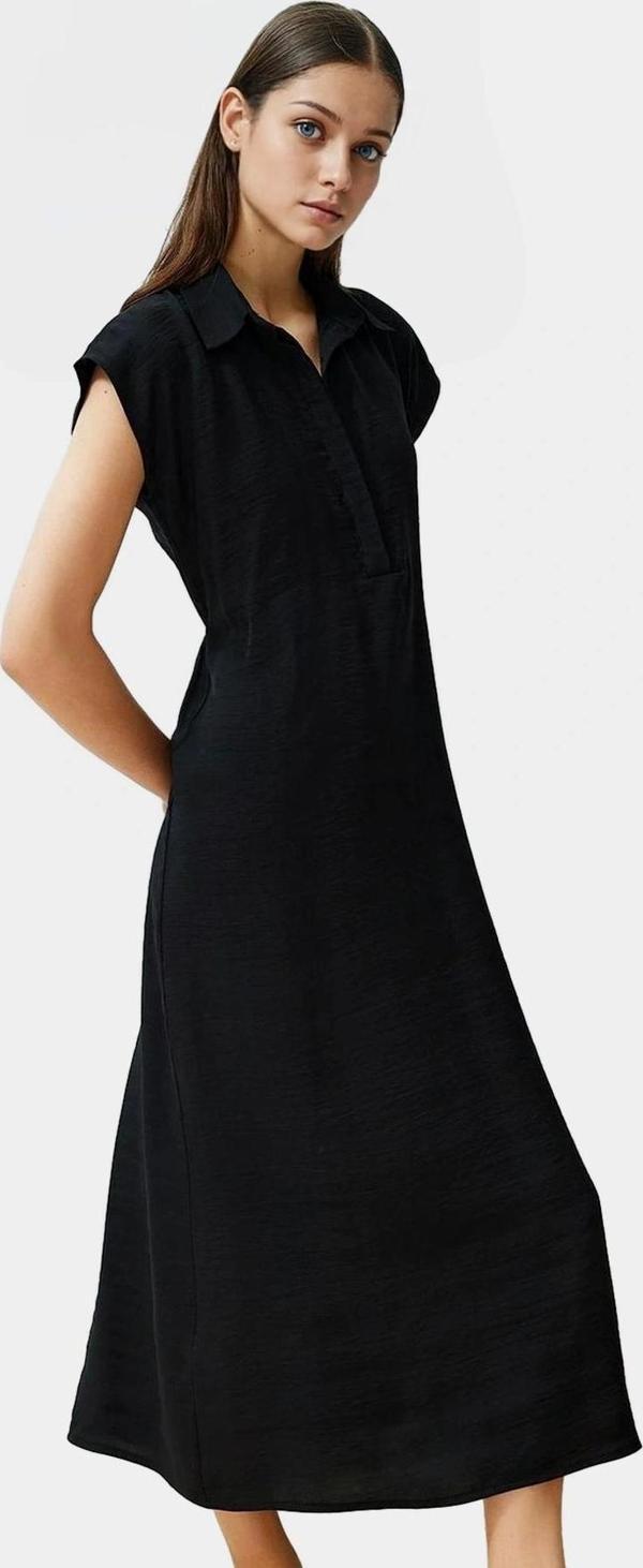 A line Kısa Kollu Elbise Viskoz Kumaş Günlük Şıklık Özel Tasarım Modern Stil Trend - Image 1