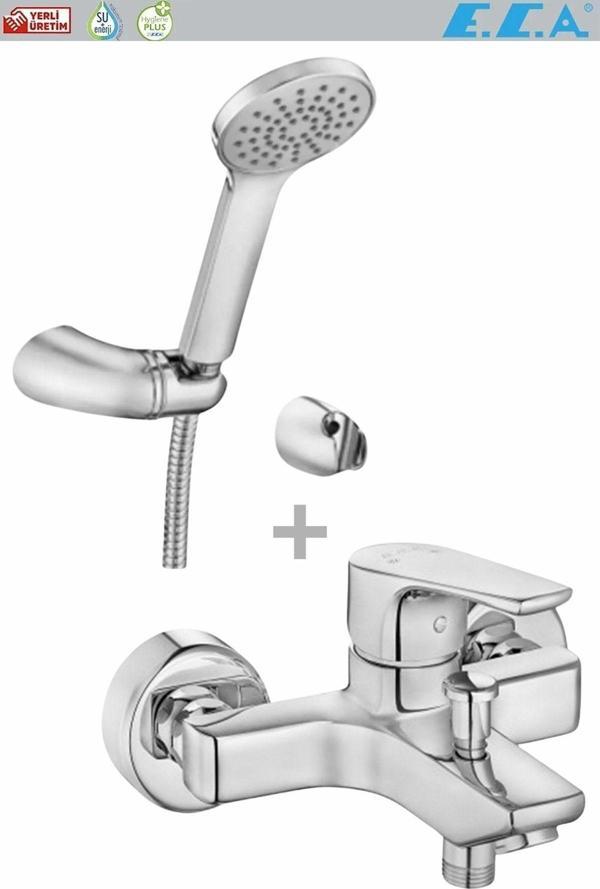 Eca Niobe Banyo Bataryası 482+ Spil Mafsallı Duş Seti 2'Li Set - Image 1