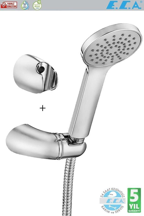 Eca Spil Banyo Duş Başlığı El Duş Seti Üst Takım Çift Mafsallı E.C.A 102117336 - Image 1
