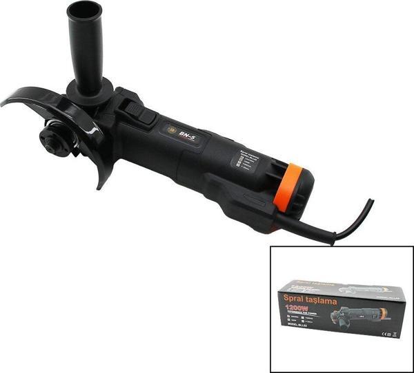 SPRAL TAŞLAMA  1200W  SİYAH - TURUNCU  11000/min - 125mm BLL-02-Findit - Image 1