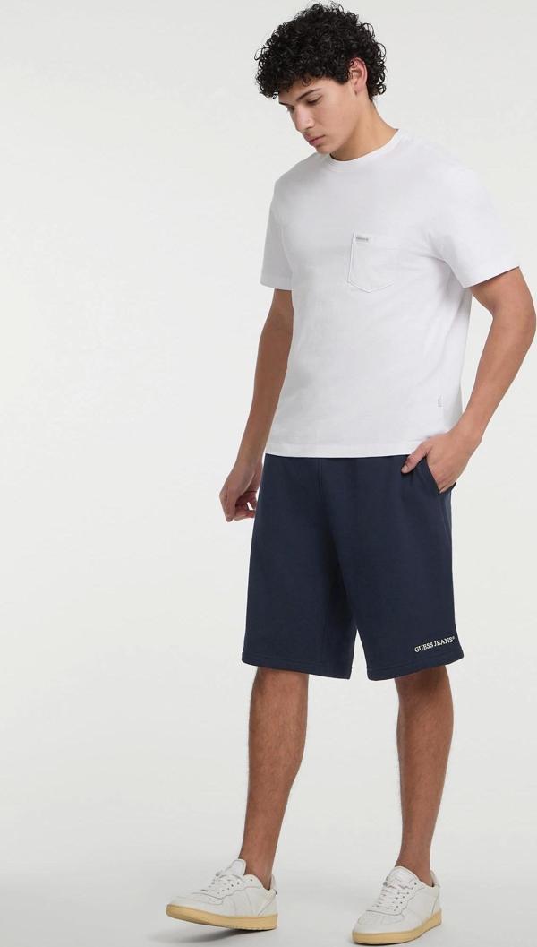 Guess Jeans GJ REG EMBRO SHORTS Erkek Lacivert Şort M5GD49KCPR1-A71W - Image 1