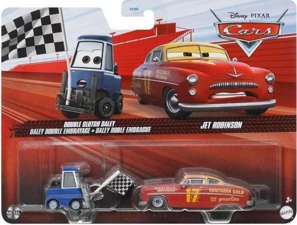 Disney Pixar Cars Double Glutch Daley & Jet Robınson  DXV99 HTX17 - Image 1