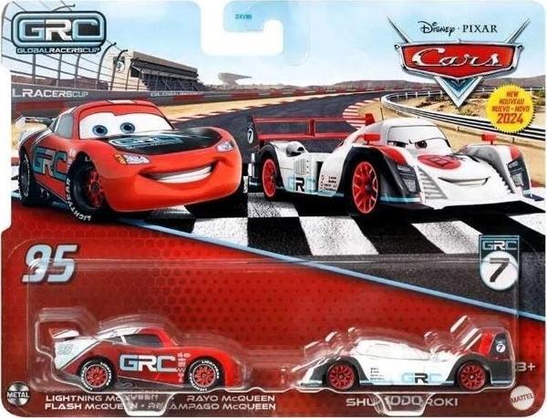 Disney Pixar Cars Flash Lıghtnıng Mcqueen & Shu Todorokı DXV99 HTX12 - Image 1