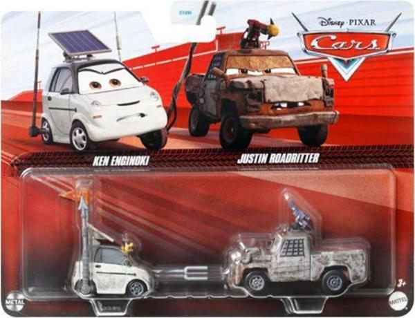 Disney Pixar Cars Ken Engınokı & Justın Roadrıtter  DXV99 HTX13 - Image 1