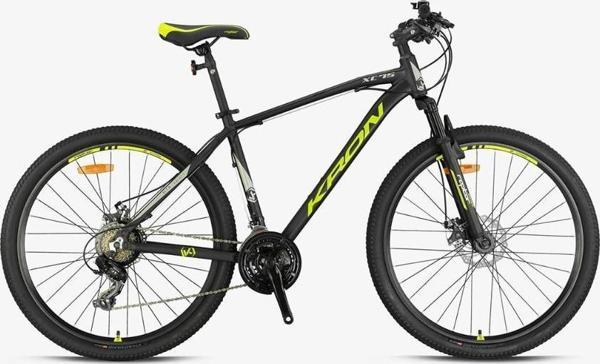 Kron Xc 75 29 Jant Alüminyum Kadro 21 Vites Mekanik Disk Fren 17''Kadro Dağ Bisikleti Siyah Sarı - Image 1