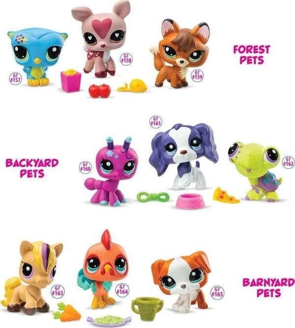 6469 SUN-Littlest Pet Shop Minişler 3’lü Figür Setİ - Image 1