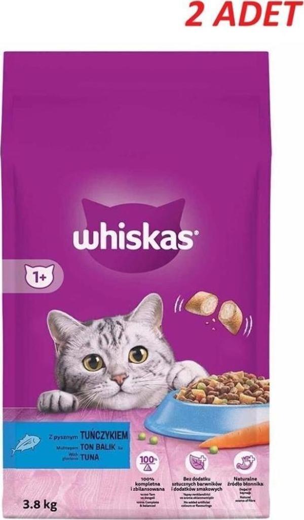 Whiskas Ton Balıklı Kuru Kedi Maması 3.8 Kg*2 Adet - Image 1