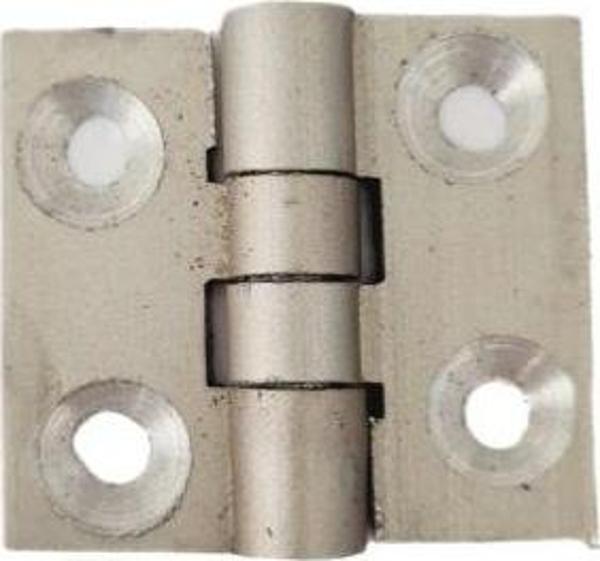 ALÜMİNYUM 4 CM DAR SABİT MENTESE 40 X 28 X 1.8 MM / 10 ADET - Image 1