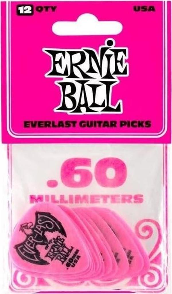 Ernie Ball P09179 Gitar Penası 12 Adet Everlast 0.60 mm Pembe - Image 1