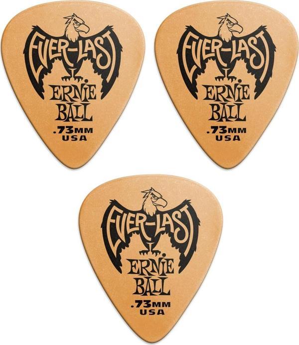 Ernie Ball P09190-3 Gitar Penası 3 Adet Everlast 0.73 mm Turuncu - Image 1