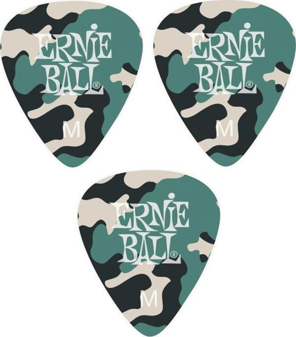Ernie Ball P09222-3 Gitar Penası 3 Adet Medium 0.72 mm Picks Camouflage - Image 1