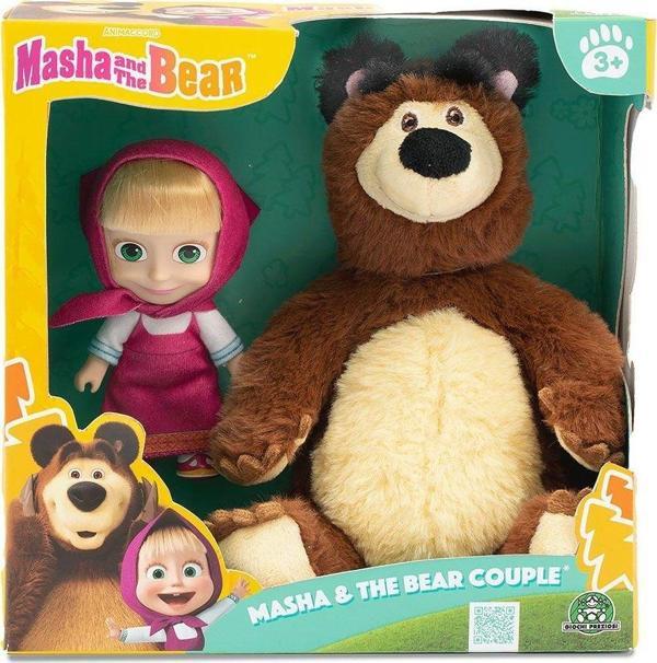 MHA21000 Maşa ve Koca Ayı 20 cm Koca Ayı ve 12 cm Maşa - Image 1