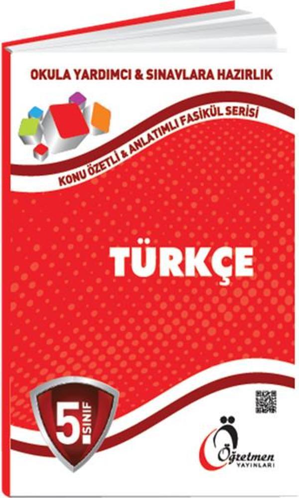 5.Sınıf Türkçe Konu Anlatimli Fasikül Serisi - Öğretmen Yayınları - Image 1