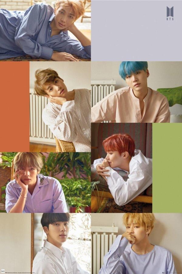 Gb Eye Bts Group Collage Maxı Poster (İthal) - Image 1