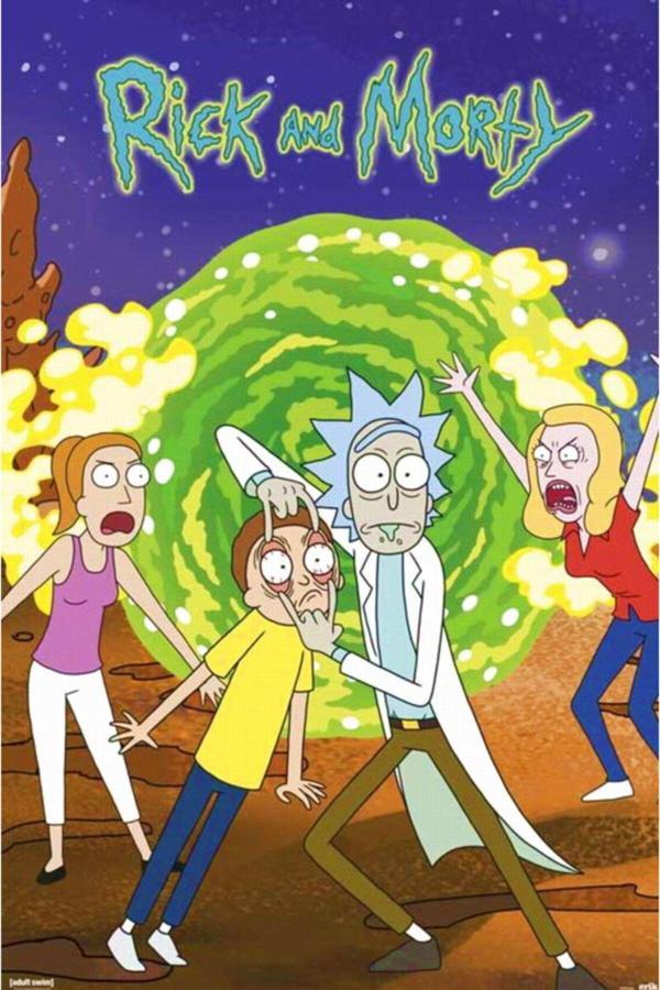 Grupo Erık Rıck And Morty Portal Maxı Poster - Image 1
