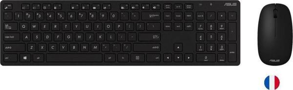Asus W5000 Rusça Kablosuz Klavye + Mouse Set Siyah W5000-Rus-Syh - Image 1