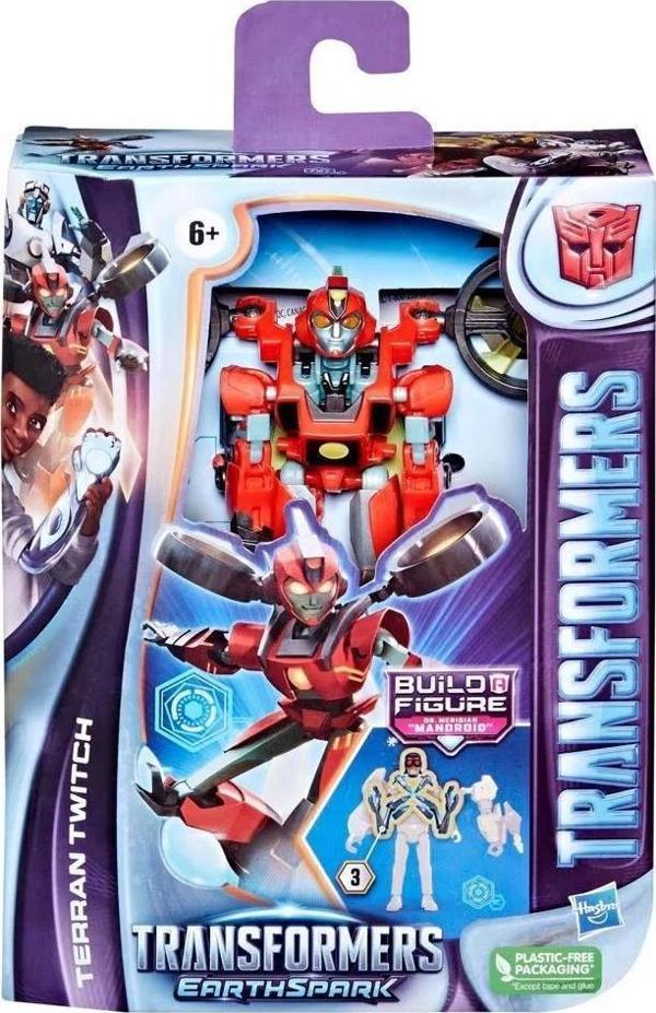 Transformers EarthSpark Deluxe Figür Terran Twitch F6734 - Image 1