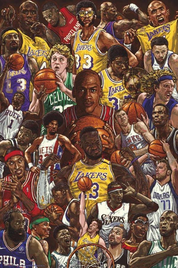 Basketball Superstars Maxı Poster - Image 1