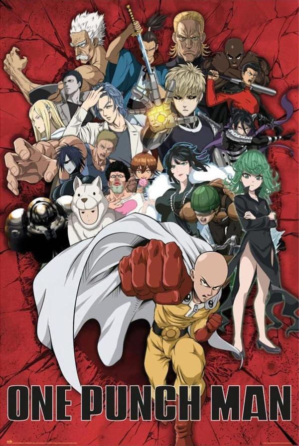 One Punch Man  Heroes  Maxı Poster (İthal) - Image 1