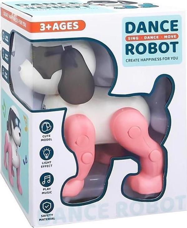 Ctoy Işıklı Sesli Dans Eden Robot Köpek Pembe 1112 - Image 1