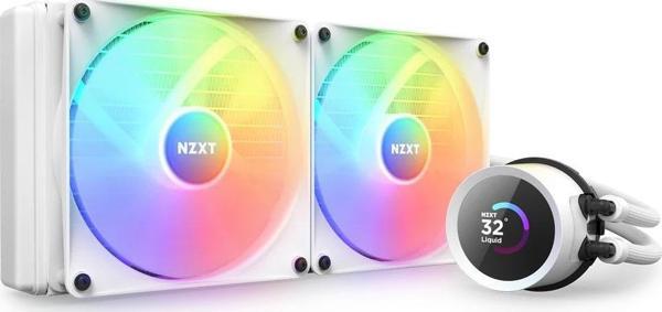 NZXT Kraken 280 RGB RL-KR280-W1 Beyaz Sıvı Soğutucu - Image 1