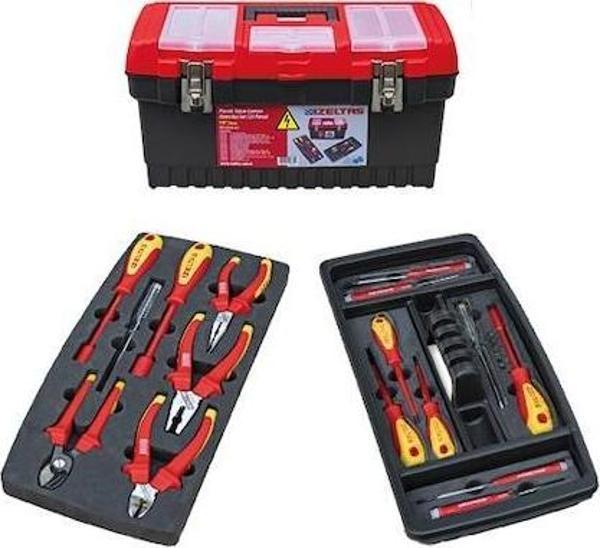İzeltaş Plastik Takım Çantası  Elektrikçi  Set  23 Parça 8440001023 - Image 1
