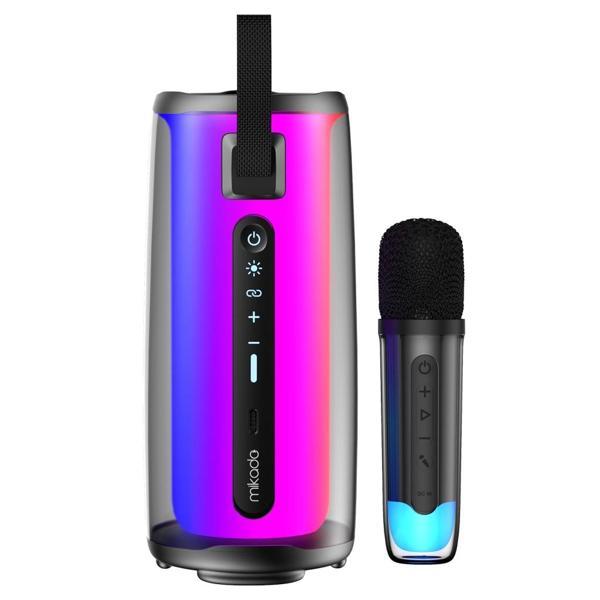 Mıkado Md-17bt, Capella, 10w, Taşınabilir, Usb/aux/bt/tf, Rgb Işıklı, Transparan, 1800mah, Mikrofon, - Image 1