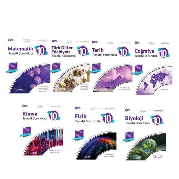 Palme 10. Sınıf Soru Bankası Seti 7 Kitap - Palme Yayınları - Image 1